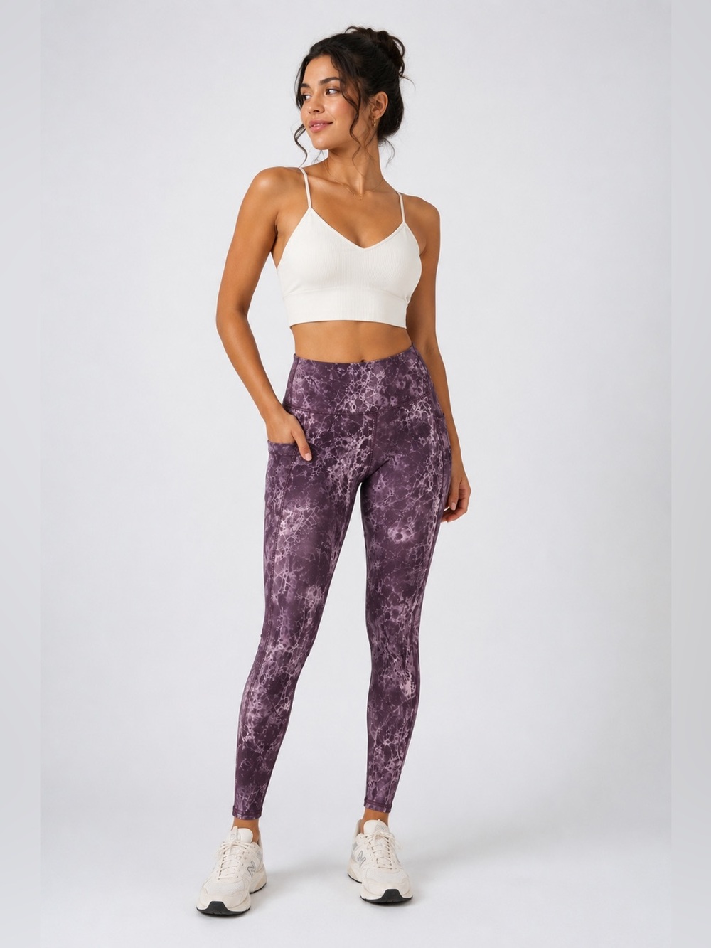 FLX Women’s Ascent High Waisted Ankle Leggings Size S